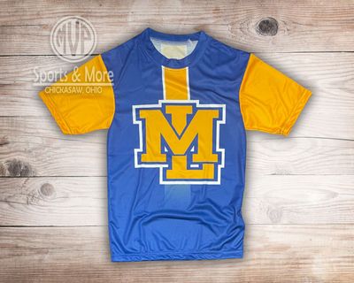 High Five Sublimated Turbo Tee - Center Stripe Fade - ML