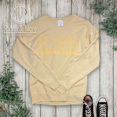 Comfort Wash by Hanes - Unisex Garment-Dyed Crewneck Sweatshirt - GDH400 - BiLine - ML