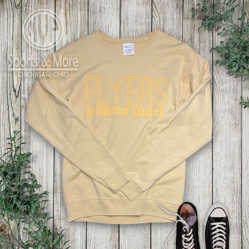 Comfort Wash by Hanes - Unisex Garment-Dyed Crewneck Sweatshirt - GDH400 - BiLine - ML