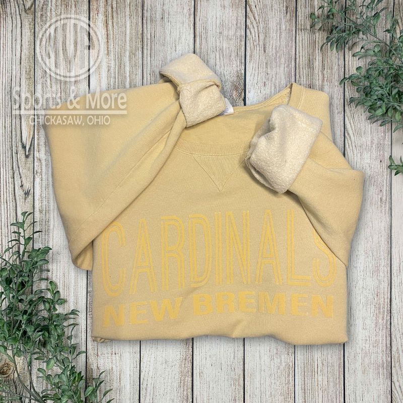 Comfort Wash by Hanes - Unisex Garment-Dyed Crewneck Sweatshirt - GDH400 - BiLine Felt- NB