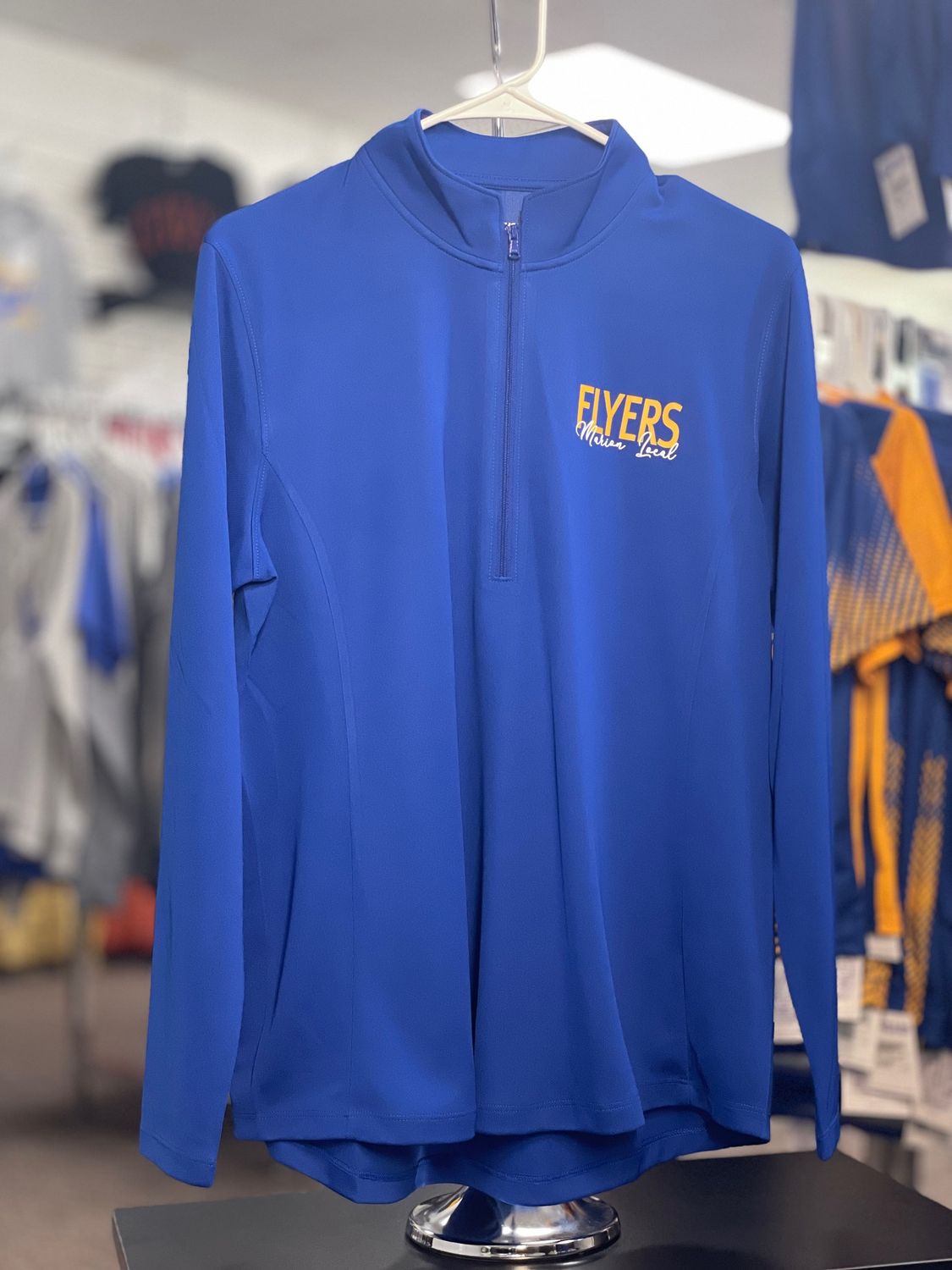 Port Authority® Women&#39;s Dry Zone® UV Micro-Mesh 1/4-Zip LK112 True Royal XXL