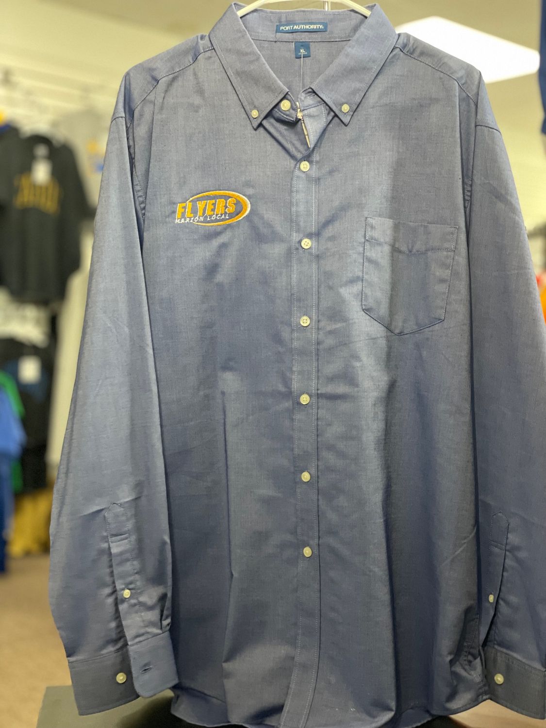 Port Authority SuperPro Oxford Shirt. S658 Navy XL