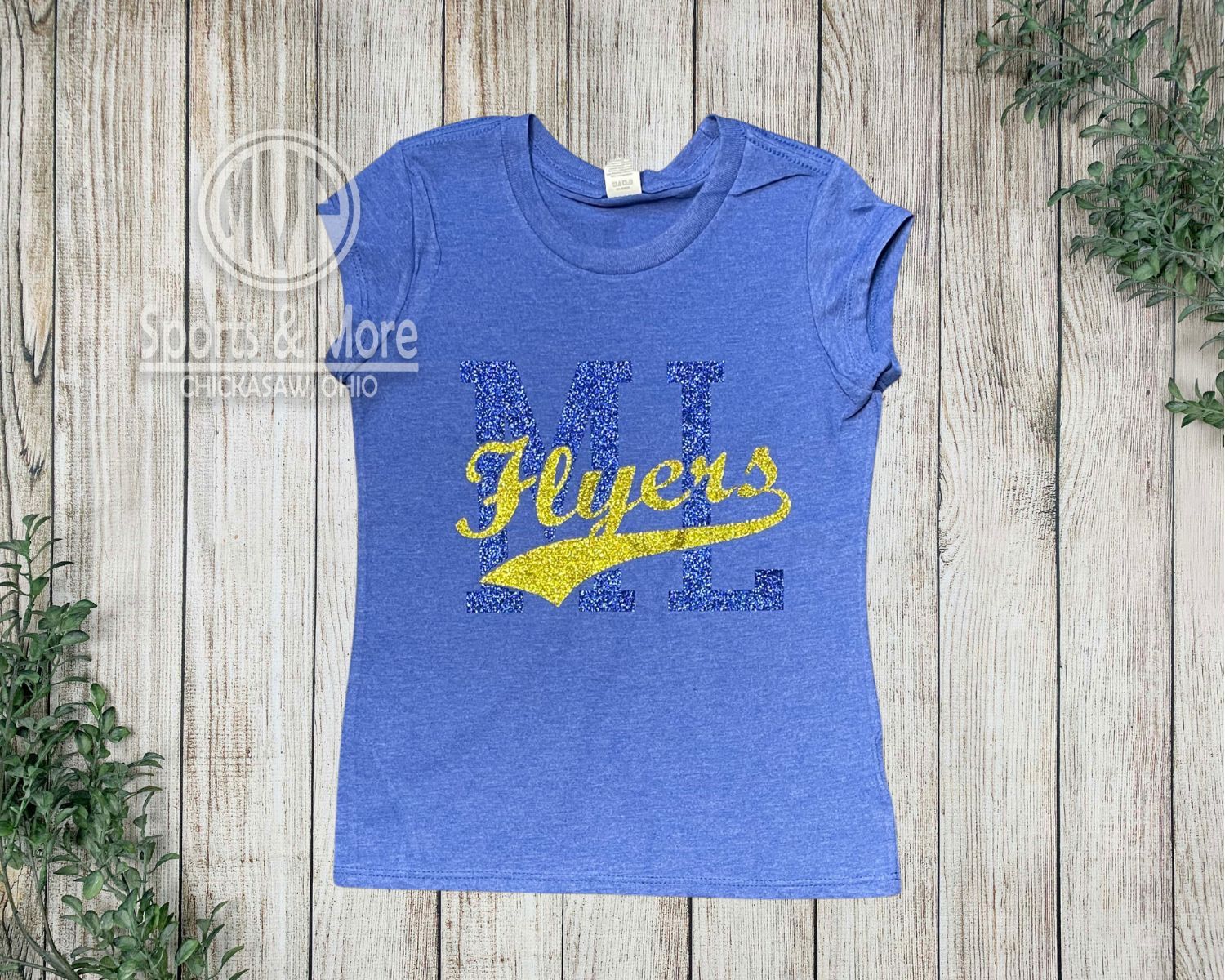 District ® Girls Very Important Tee ® .DT6001YG Royal Frost S
