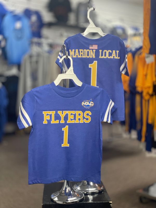 Rabbit Skins Toddler Football Fine Jersey Tee 3037 Vintage Royal/ White 3T