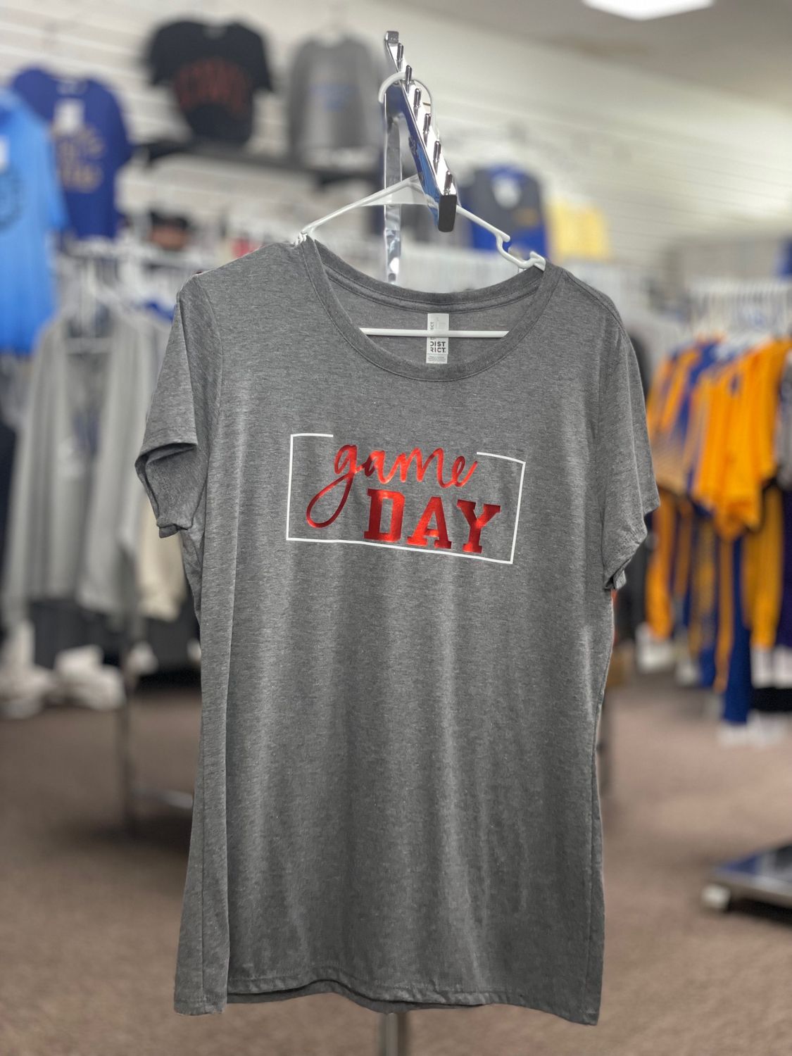 District ® Women&#39;s Perfect Tri® Tee. DM130L Grey Frost L