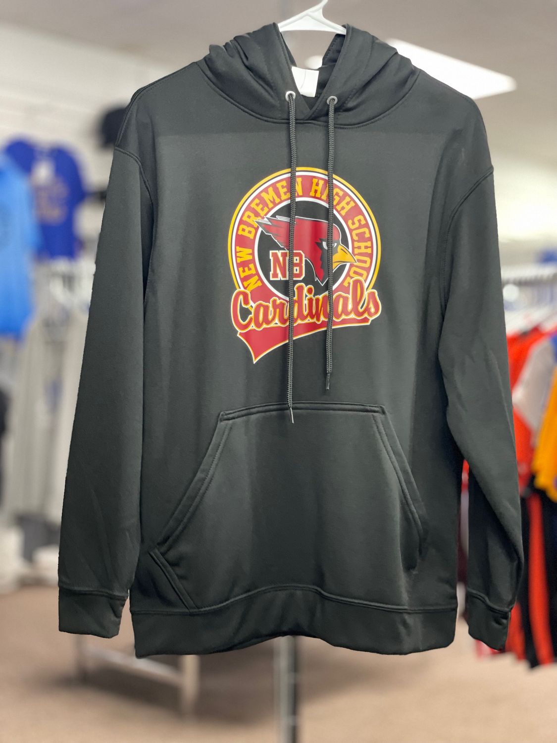 Augusta Wicking Fleece Hoodie 5505 BLACK S