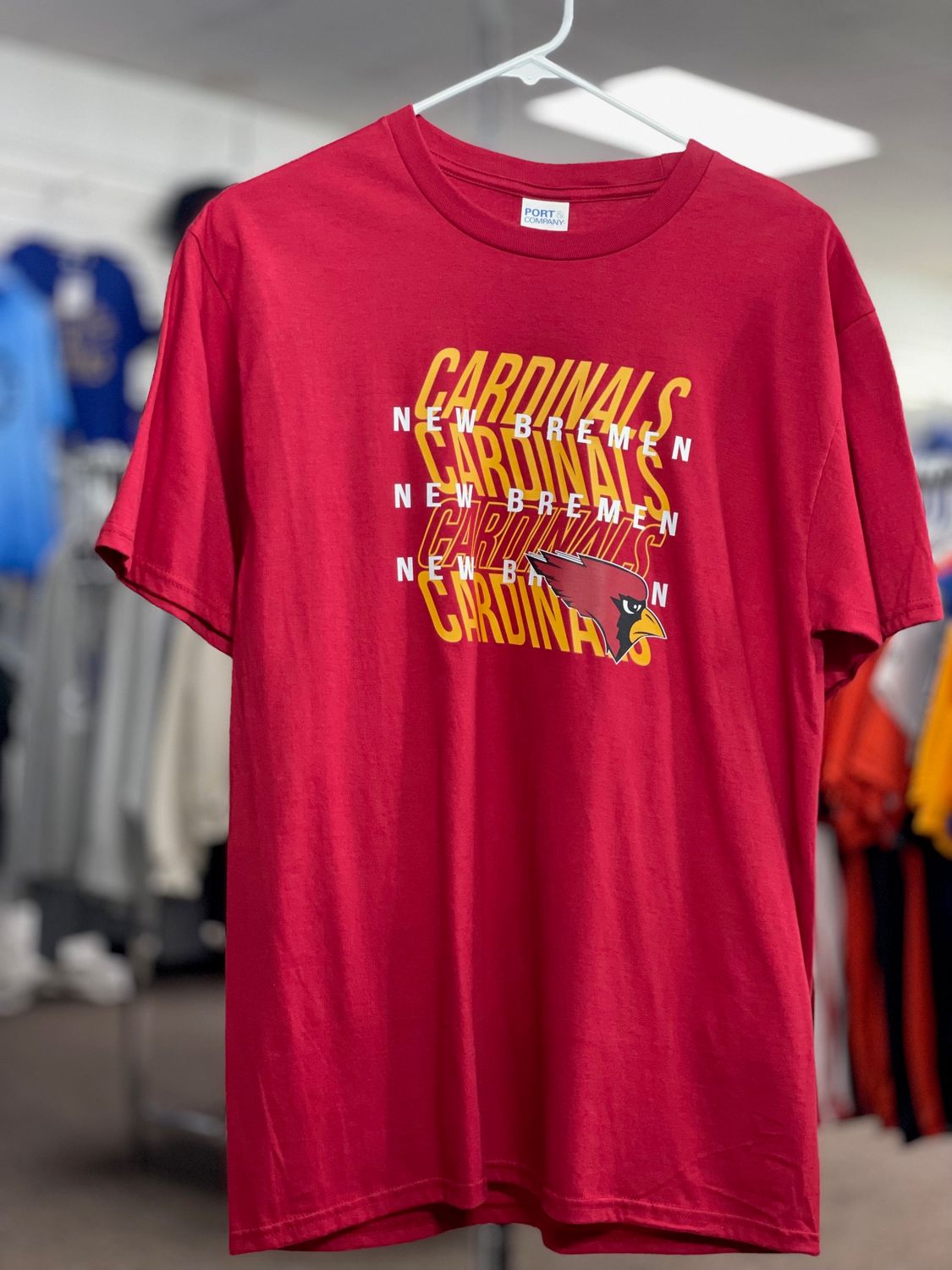 Port &amp; Company® Fan Favorite Tee. PC450 Cardinal Red M