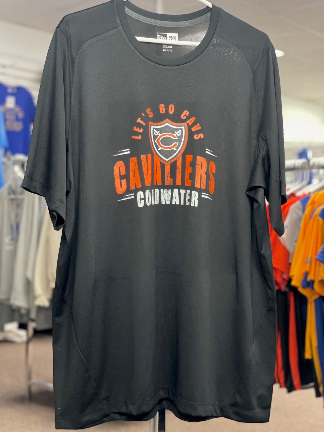New Era ® Series Performance Crew Tee. NEA200 Black Solid 2XL