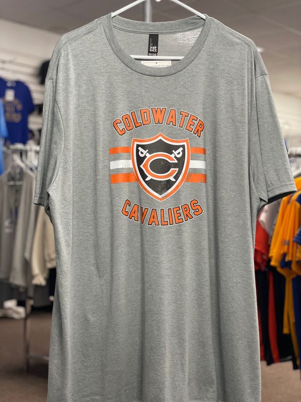 District ® Perfect Tri®Tee. DM130 Heathered Grey 2XL