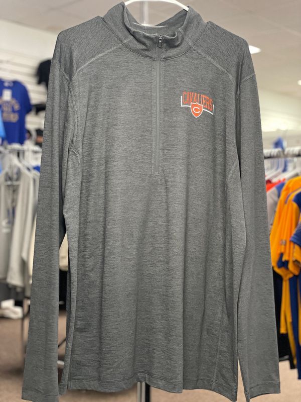 Sport-Tek ® Exchange 1.5 Long Sleeve 1/2-Zip. ST711 Graphite Heather XL