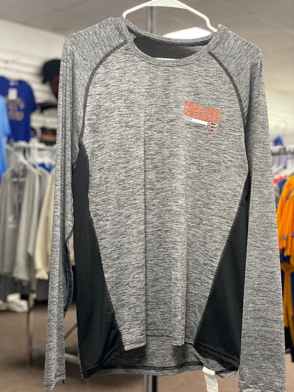 Holloway Electrify Coolcore Long Sleeve Tee BLACK HEATHER M