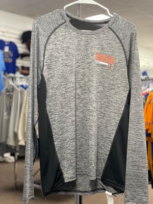 Holloway Electrify Coolcore Long Sleeve Tee BLACK HEATHER L