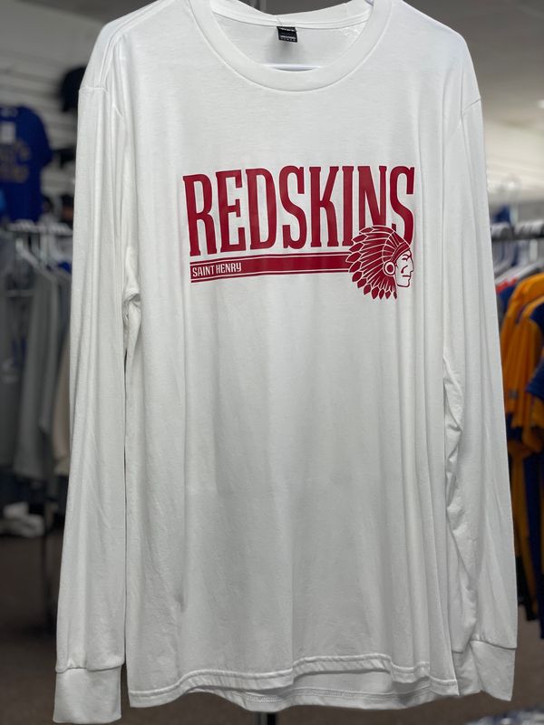 District Perfect Tri Long Sleeve Tee . DM132 White L