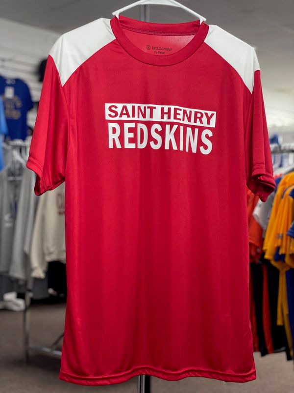 Holloway Youth Momentum Team Tee 223601 SCARLET/WHITE M