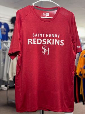 New Era ® Series Performance Crew Tee. NEA200 Scarlet M