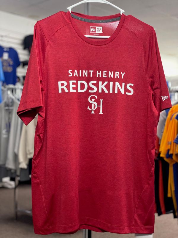 New Era ® Series Performance Crew Tee. NEA200 Scarlet L