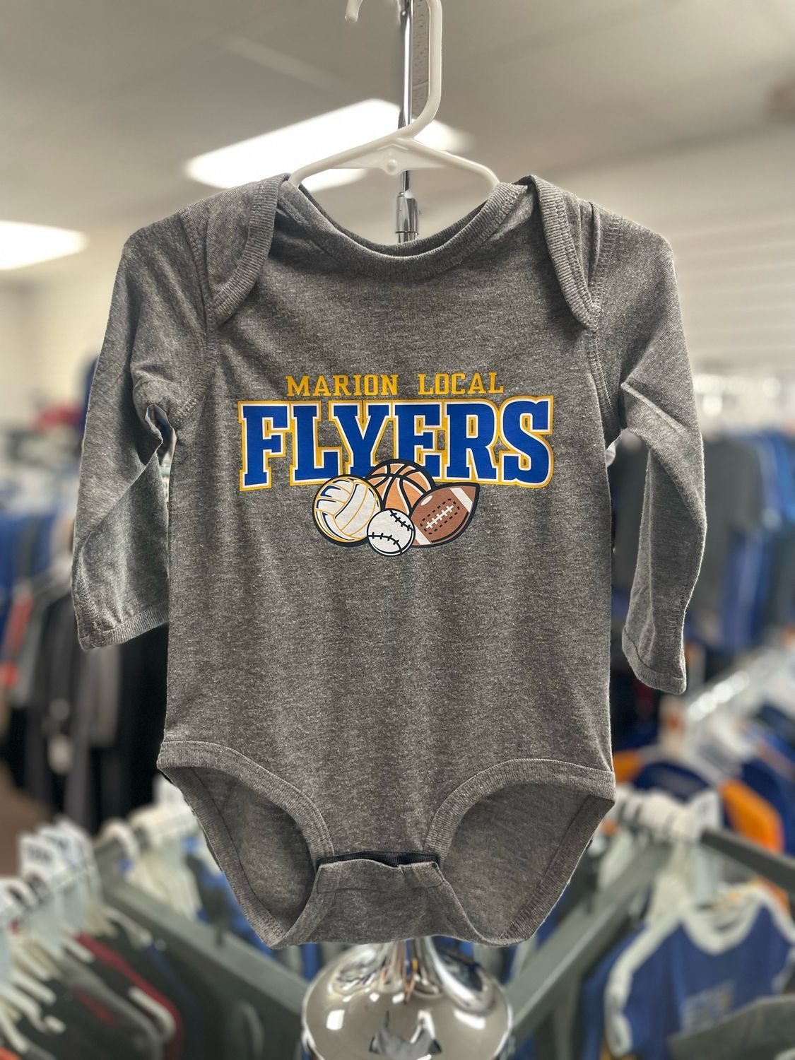 Rabbit Skins Infant Fine Jersey Long Sleeve Bodysuit 4421 Granite Heather 18M