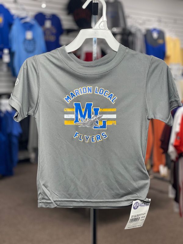 Youth Momentum Tee - Graphite -222819 - Youth XXS