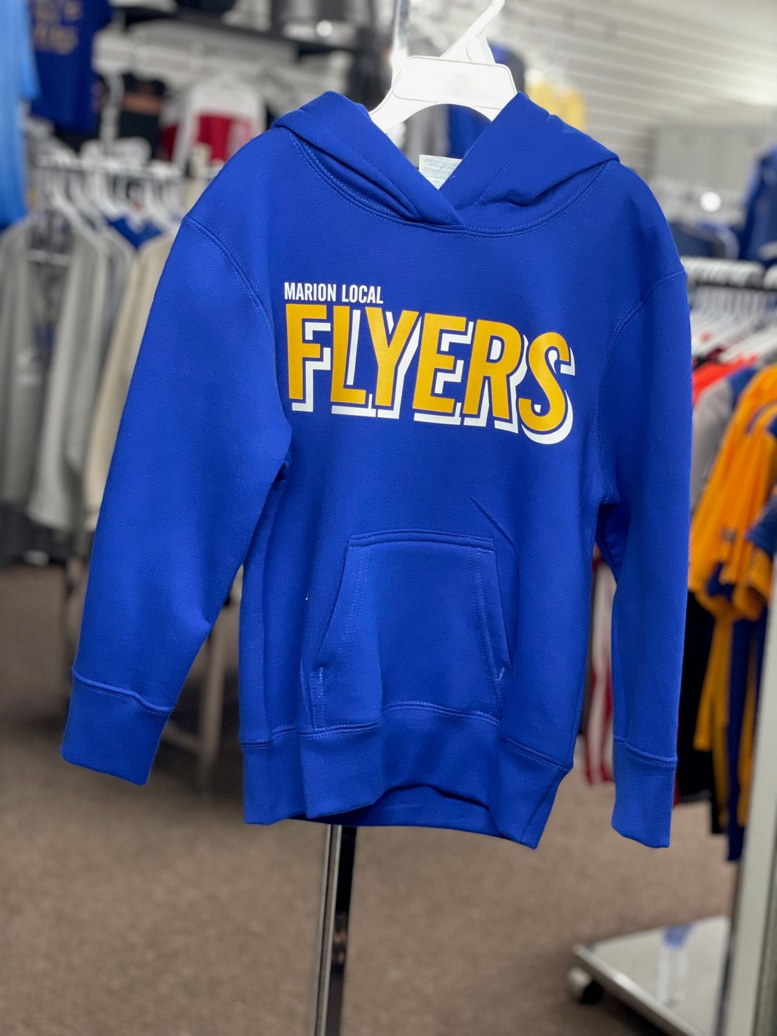 PC850YH  Port &amp; Co™ Youth Fan Favorite™ Fleece Pullover Hooded Sweatshirt - ROYAL - Youth XS