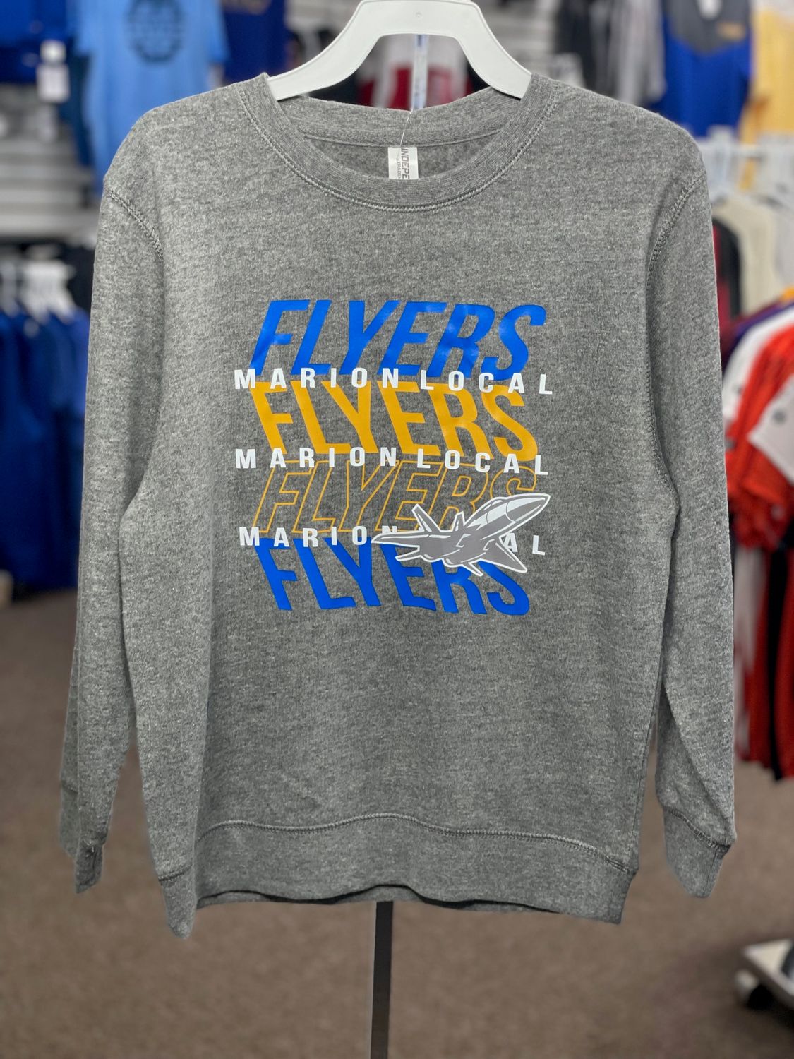 Soft Fleece Crewneck - Nickel - PRM15YSBC - YOUTH SMALL