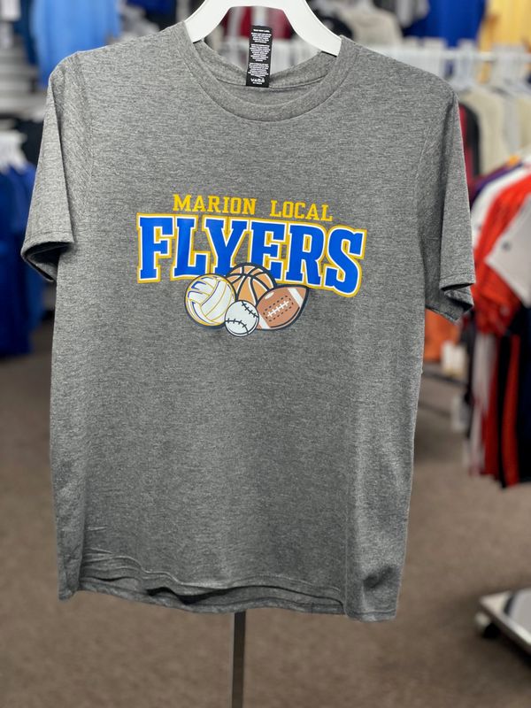 District ® Youth Perfect Tri ®Tee. DT130Y Grey Frost S