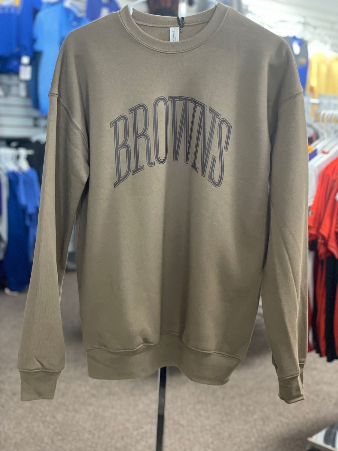 BELLA+CANVAS® Unisex Sponge Fleece Drop Shoulder Sweatshirt _ BC3945  _ Browns Sep Arch