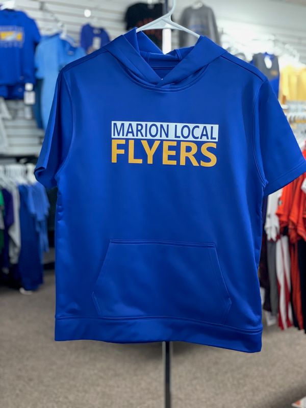 Sport-Tek - Short Sleeve Hoodie - Royal - YST251 YOUTH LARGE