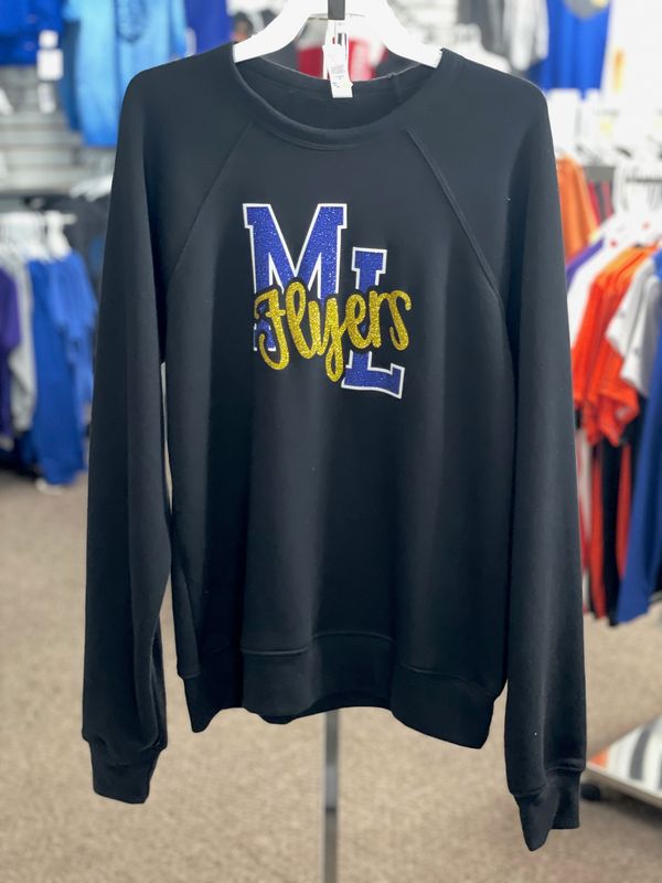 Bella&amp;Canvas - Crewneck - BLK - 3901Y YOUTH XL