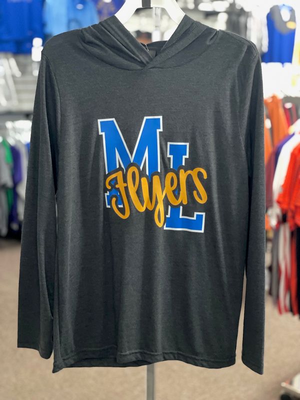 District - Light Hoodie - BLK - DT139Y YM