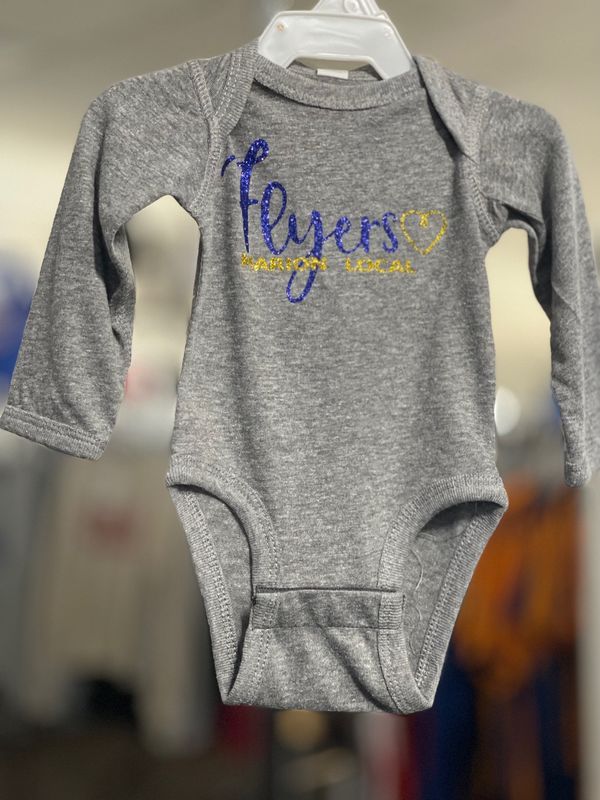 Rabbit Skins - Infant Fine Jersey Long Sleeve Bodysuit - 4421 granite heather NB