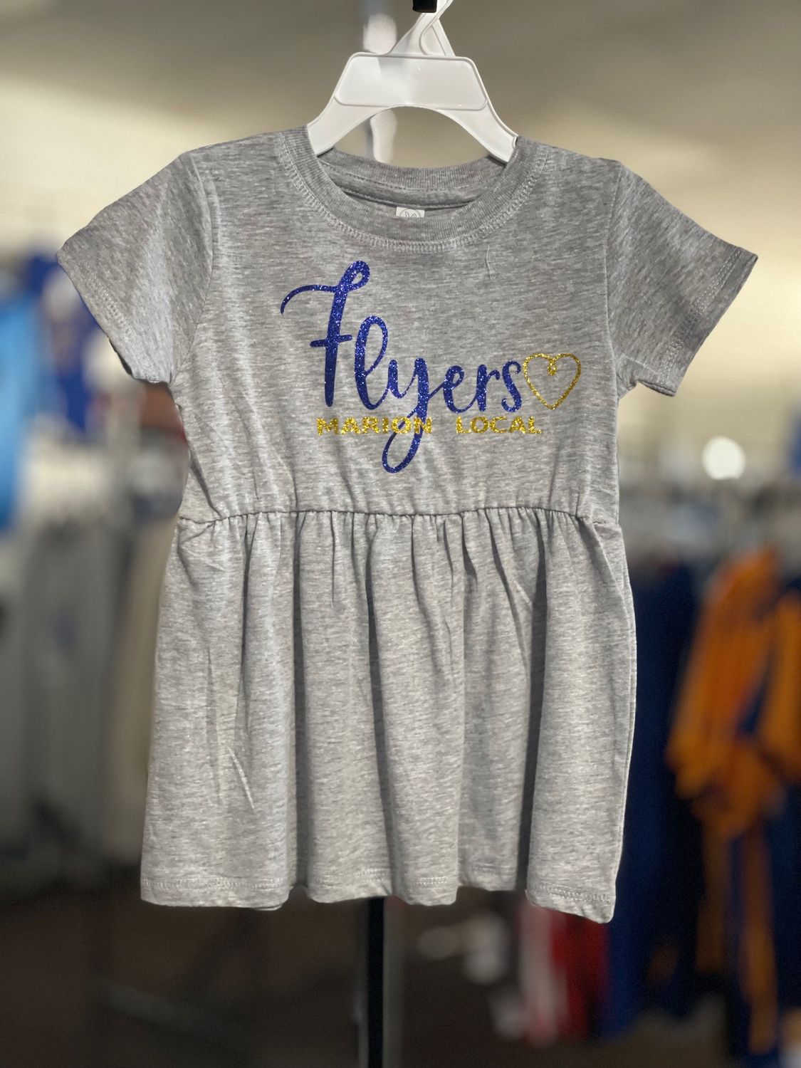 Rabbit Skins Infant Baby Rib Dress 5320 Heather 18M