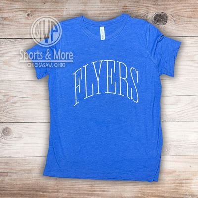 BELLA+CANVAS Triblend T-shirt 6413 - True Royal Triblend - Thin Arch 