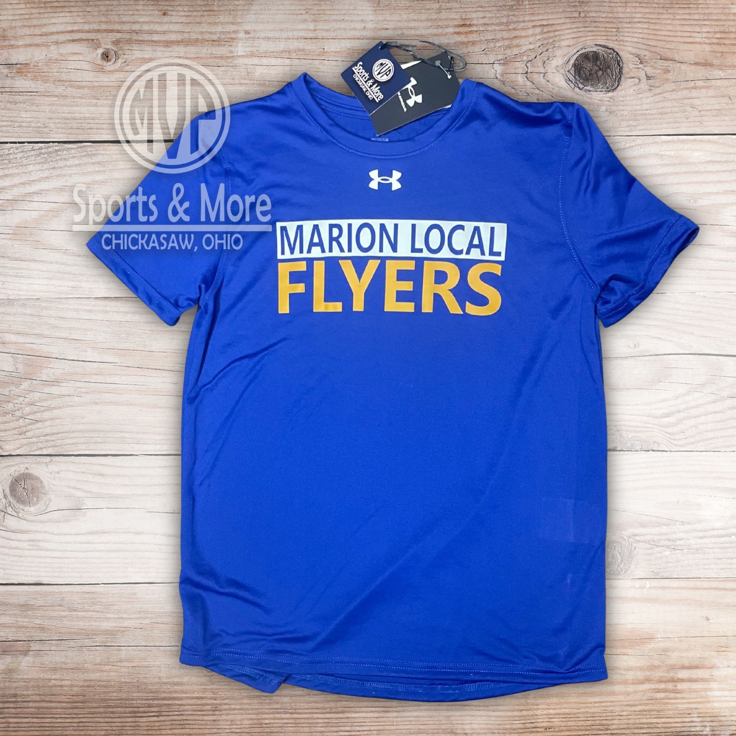 Under Armour Youth Tech Team T-Shirt - 1377487 - Legend, Color: Royal, Size: YOUTH XS