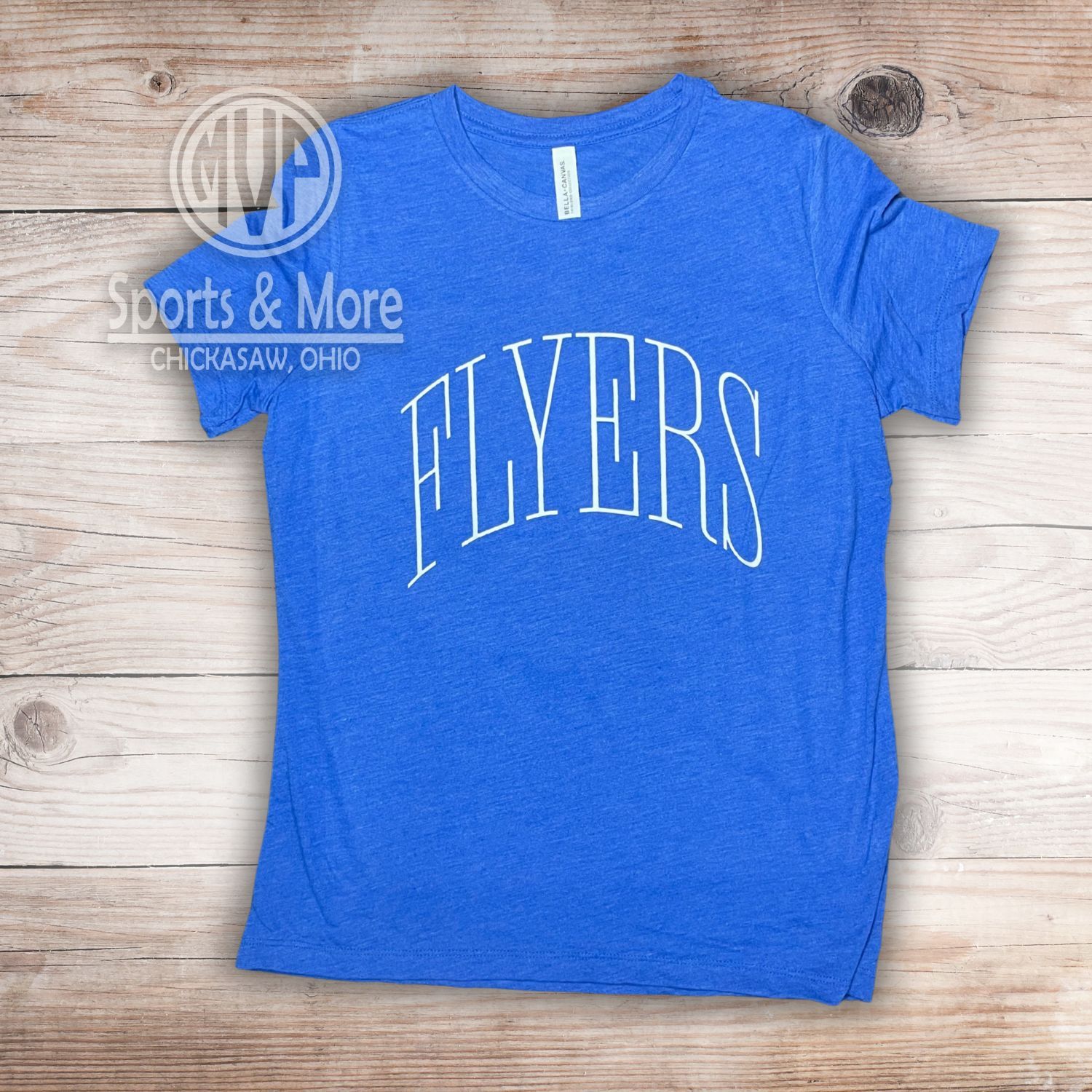 BELLA+CANVAS Triblend T-shirt 6413 - True Royal Triblend - Thin Arch , Color: True Royal Triblend, Size: XS