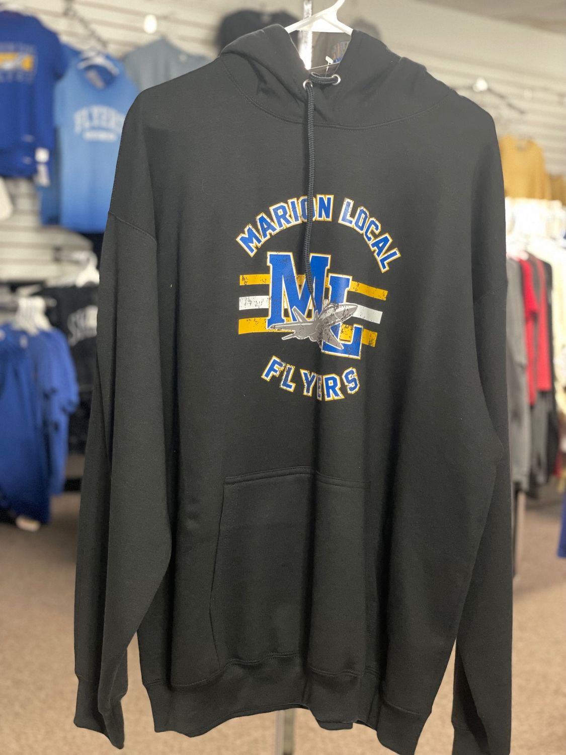 Augusta 60/40 FLEECE HOODIE BLACK 2XL