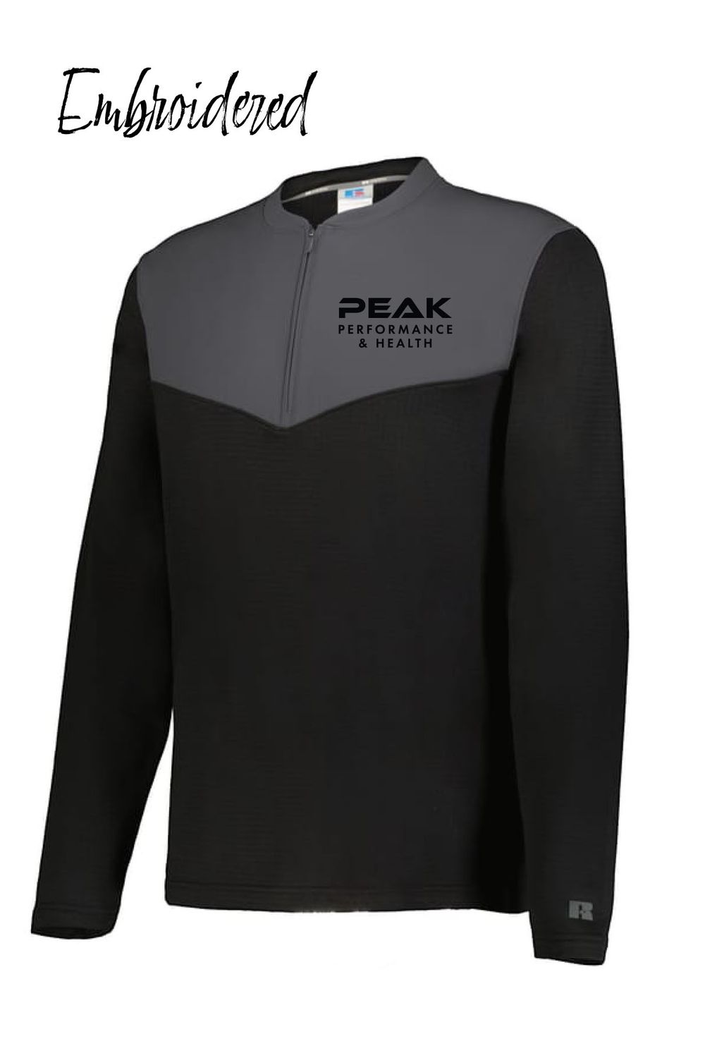 SIDELINE GRID 1/4 ZIP PULLOVER
