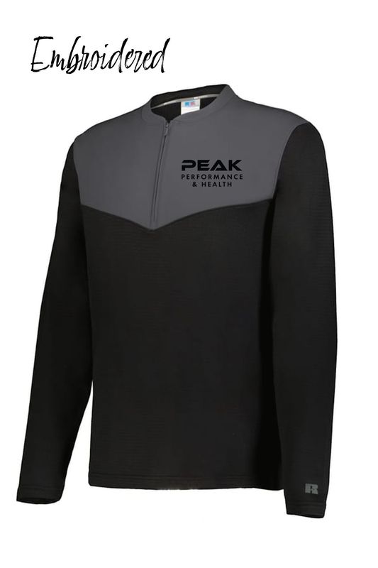 SIDELINE GRID 1/4 ZIP PULLOVER