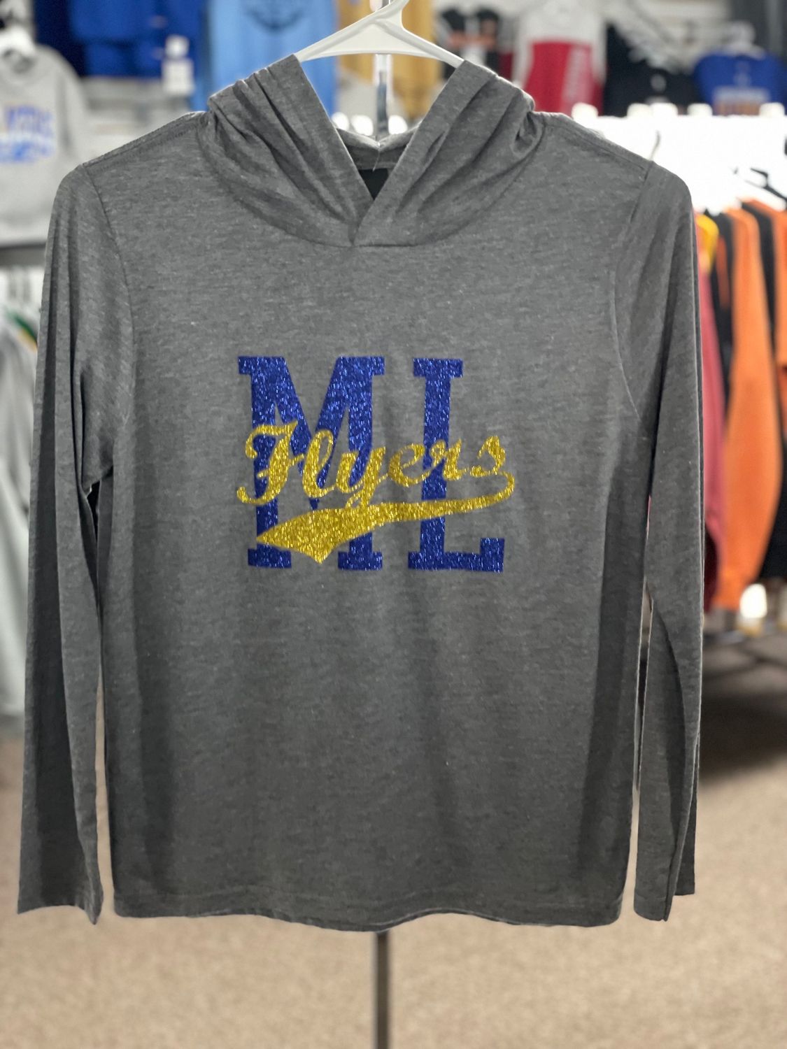 District ® Youth Perfect Tri ® Long Sleeve Hoodie DT139Y Grey Frost S