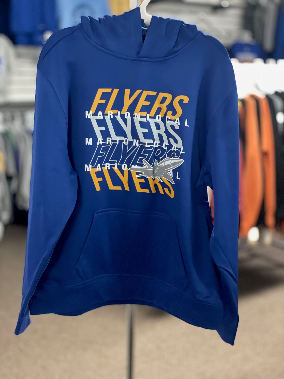 Sport-Tek® Youth Sport-Wick® Fleece Hooded Pullover. YST244 True Royal M