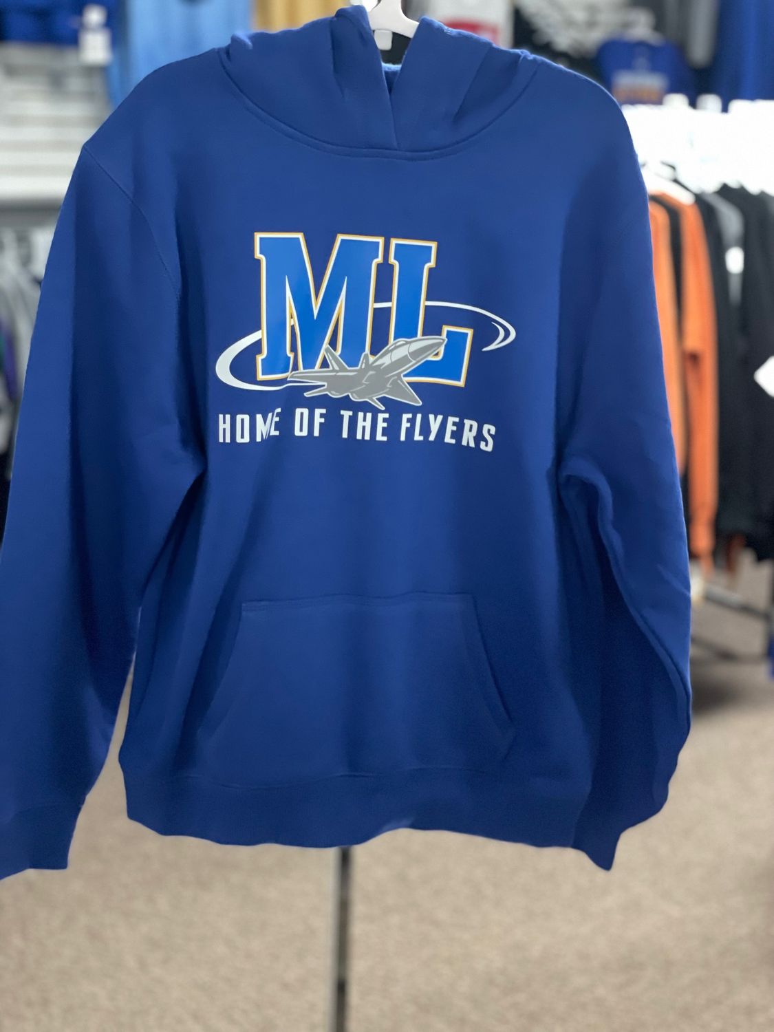 Sport-Tek® Youth Pullover Hooded Sweatshirt. YST254 True Royal M