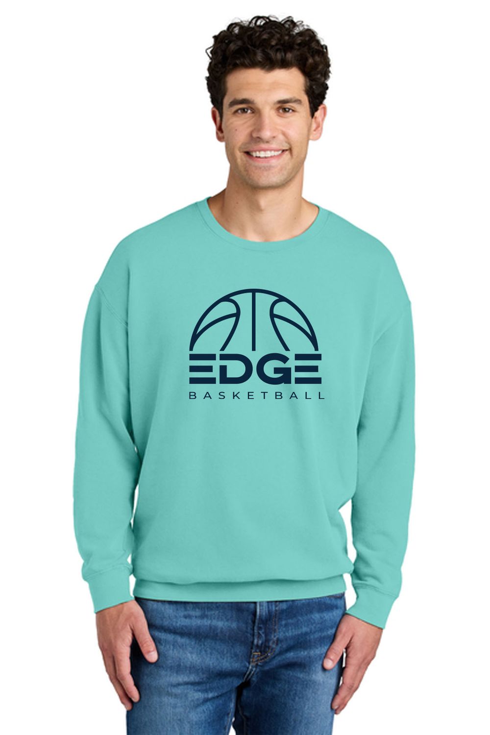 THE EDGE -  Comfort Colors® Ring Spun Crewneck Sweatshirt - 1566 - Chalky Mint
