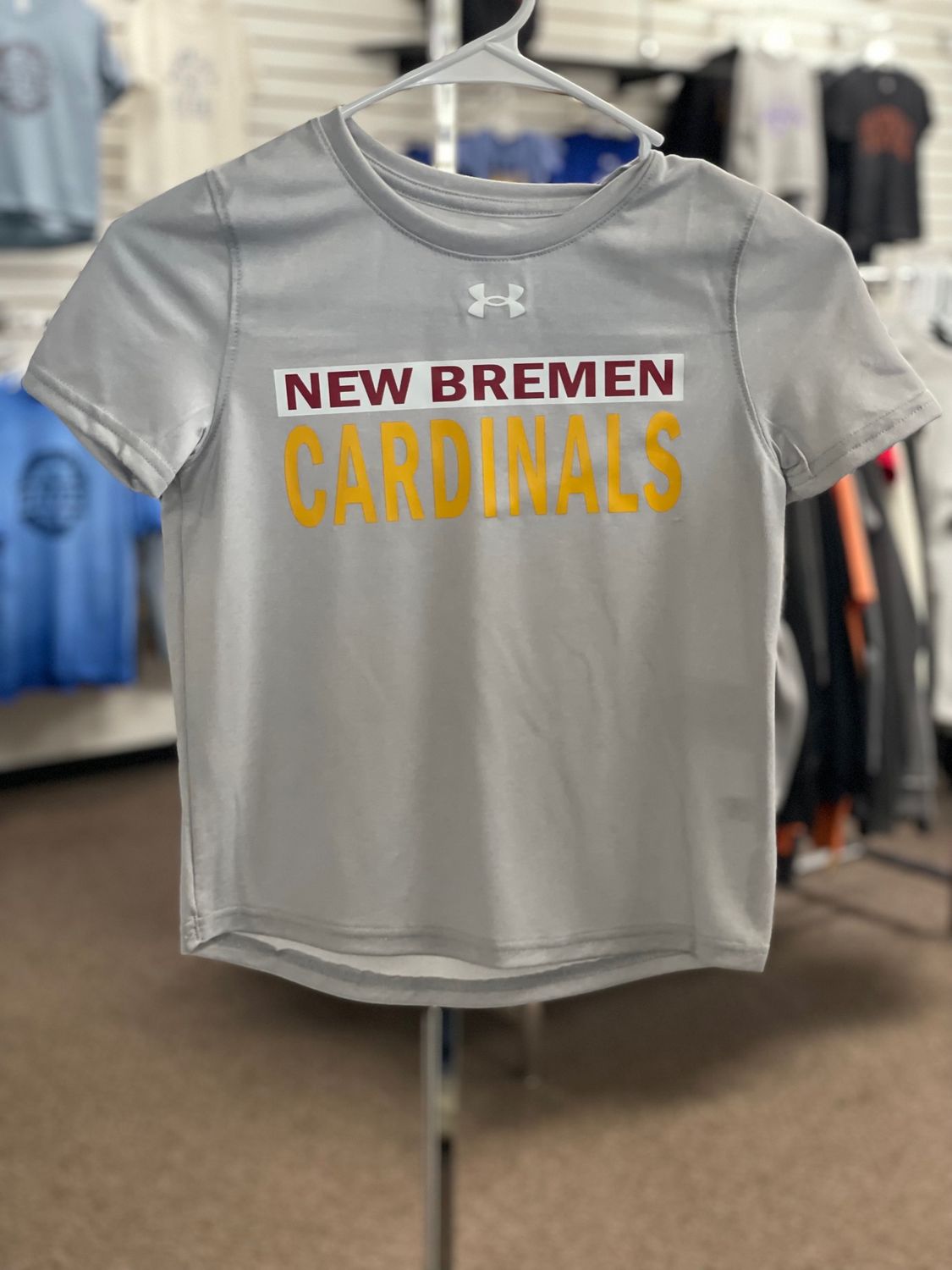 Under Armour Youth Tech Team T-Shirt - 1377487 - Silver - YM