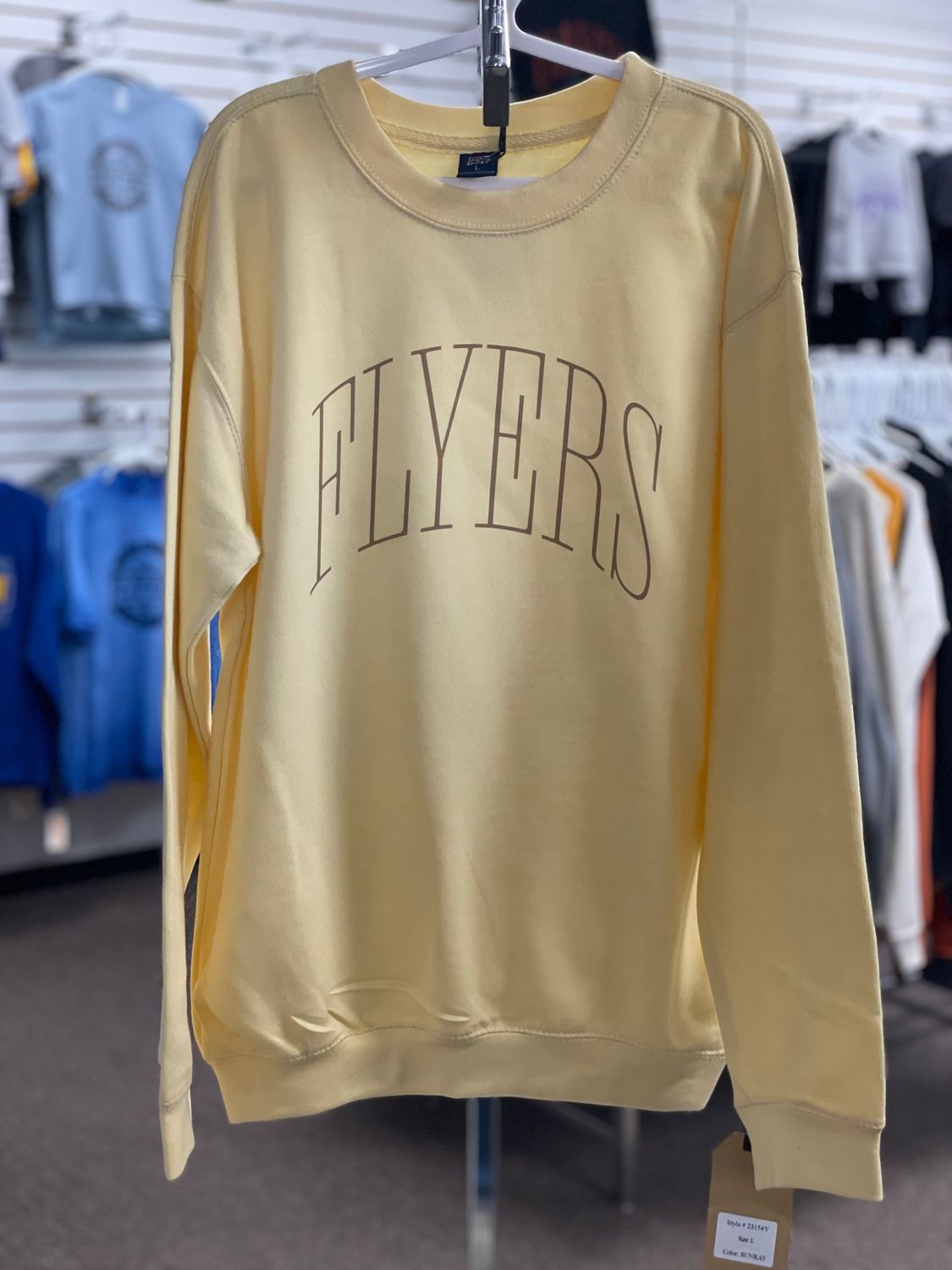 MV Sport Youth Buddy Crewneck Sweatshirt - 23154Y - YELOW 