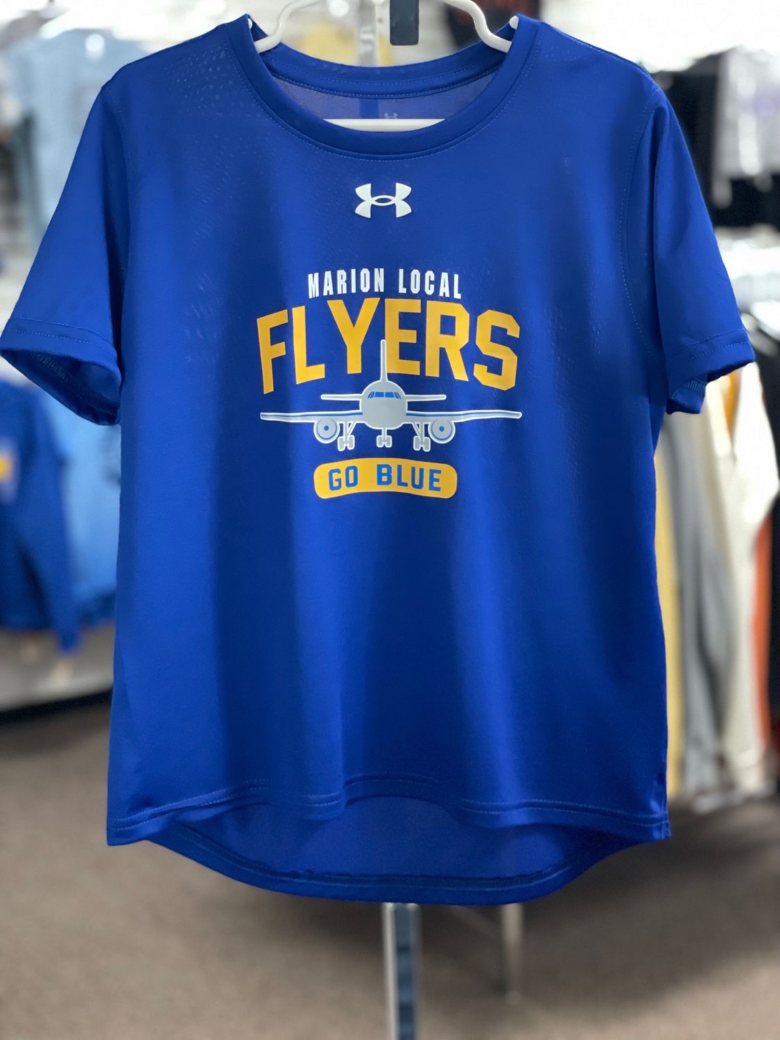 Under Armour Tech Tee - YOUTH XS - Royal