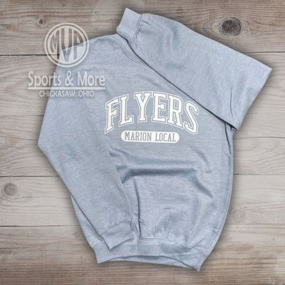 MV Sport Youth Buddy Crewneck Sweatshirt - 23154Y - Light Denim Heather - Sep Arch