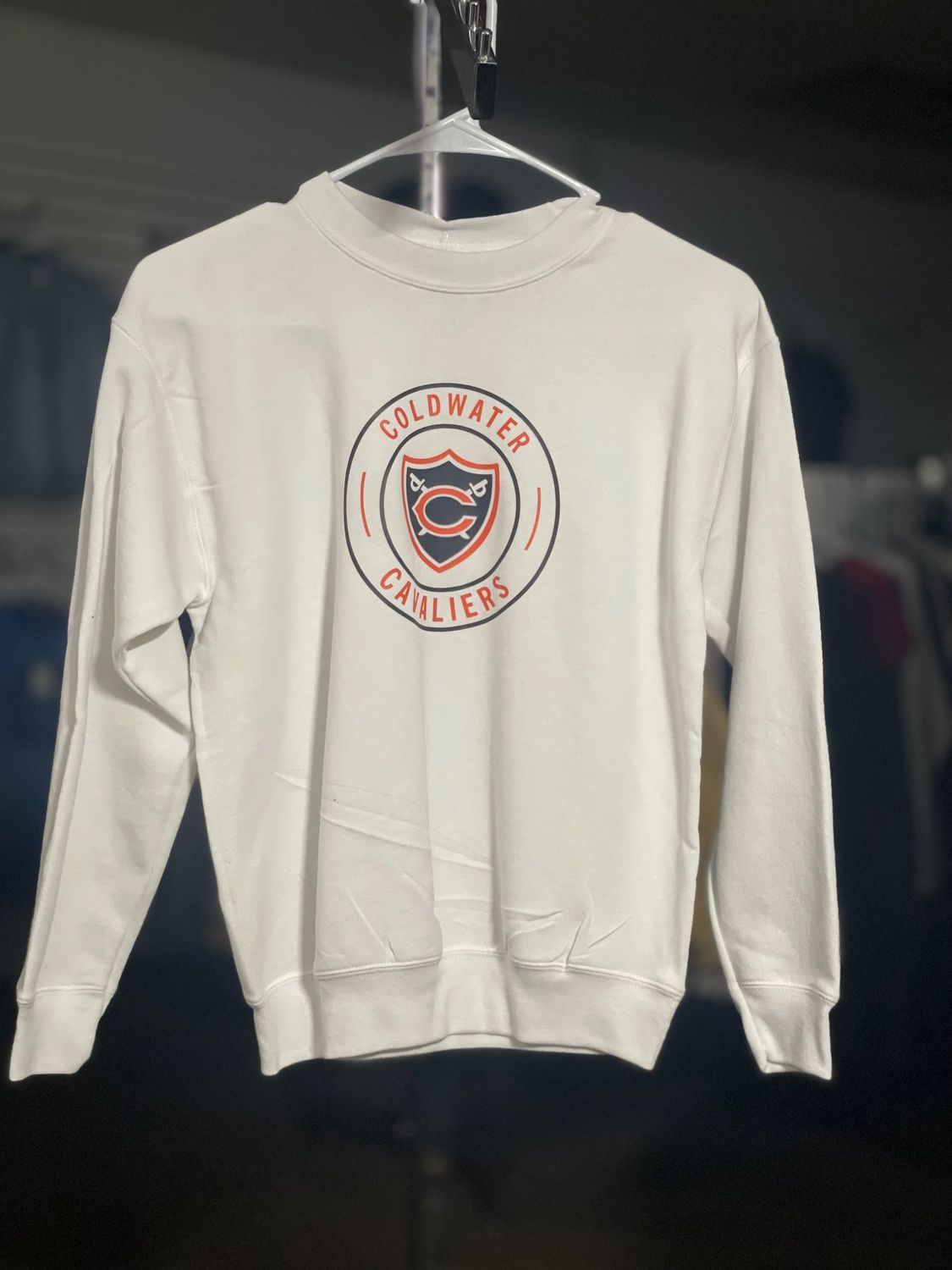 Hanes Ecosmart® Youth Crewneck Sweatshirt P360 White M