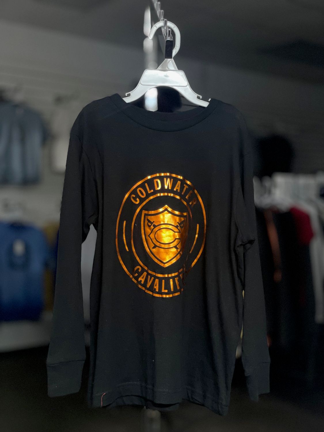 LAT Youth Fine Jersey Long Sleeve Tee 6201 Black M