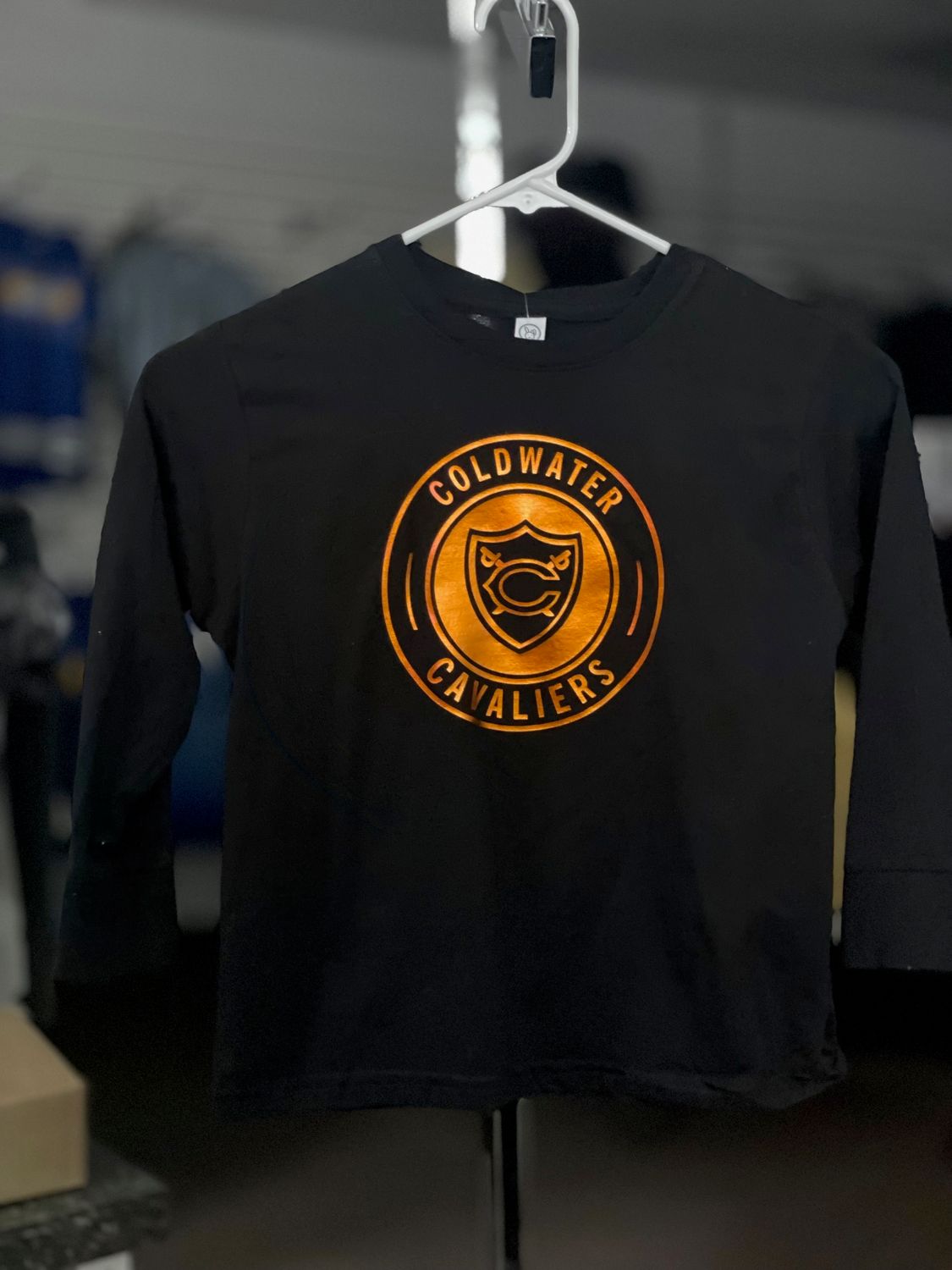 Rabbit Skins Toddler Long Sleeve Fine Jersey Tee 3302 Black 5/6