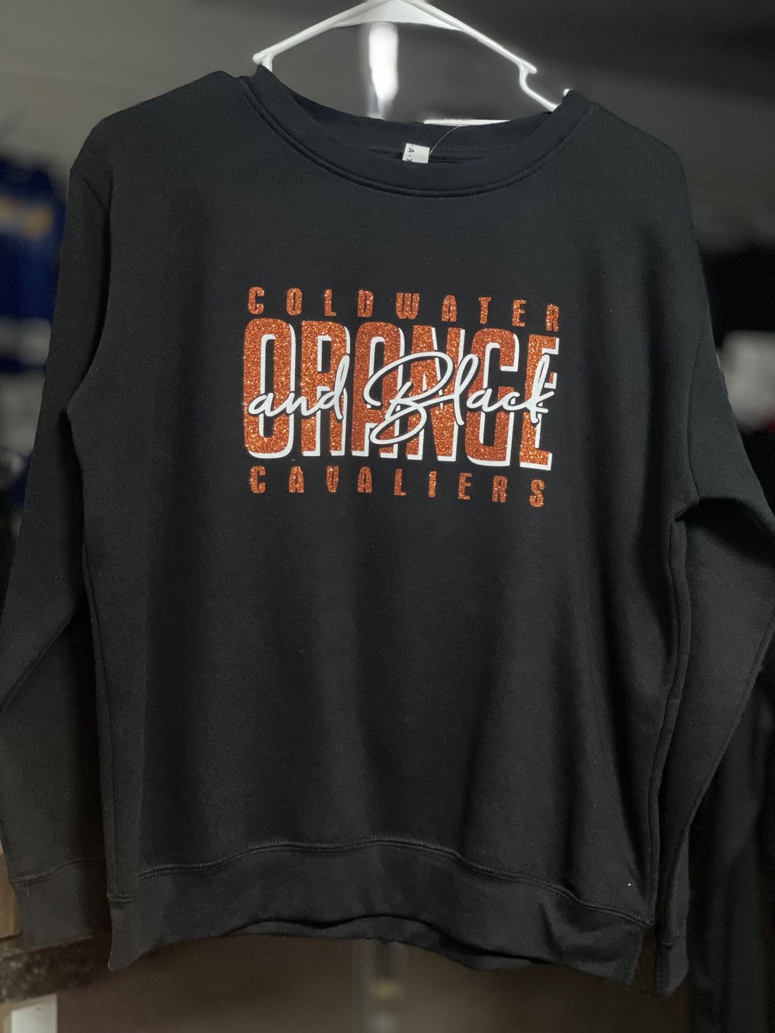 LAT Youth Elevated Fleece Crewneck Sweatshirt 2225 Black XL