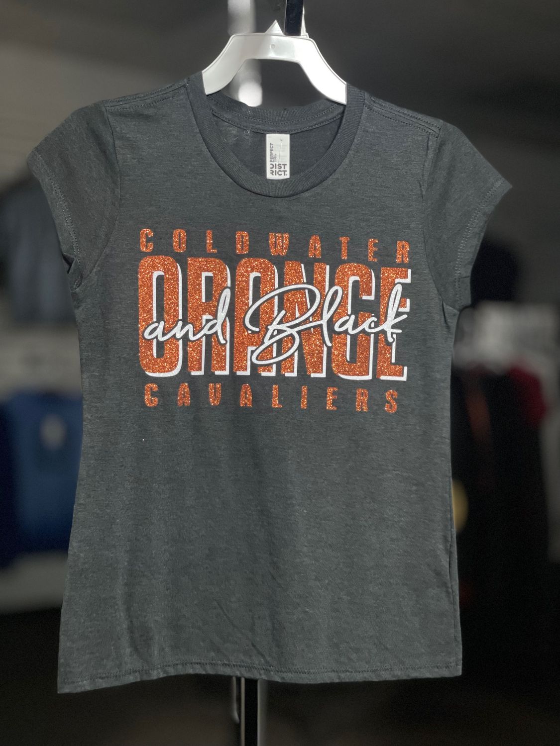 District ® Girls Perfect Tri ® Tee DT130YG Black Frost S